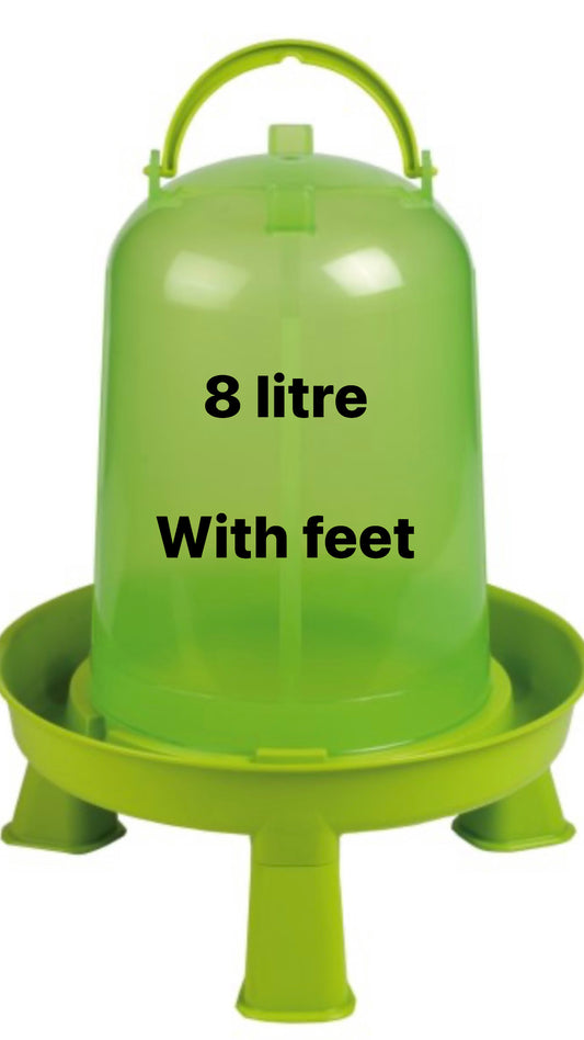 8 litre drinker with feet