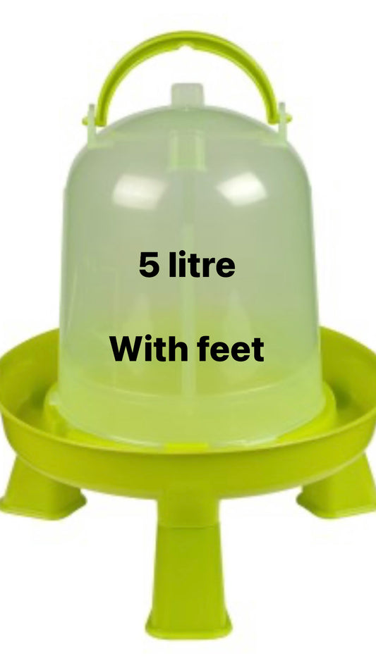 5 litre drinker with feet