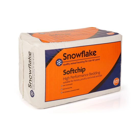 Snowflake softchip bedding